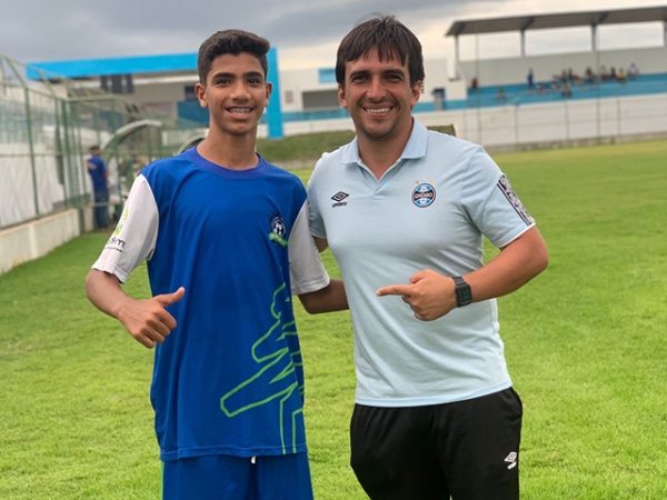 Atleta da Escolinha de Futebol Cooperfarms é pré-selecionado para avaliação do Grêmio